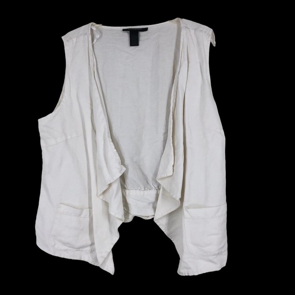 Ashley Stewart Open Front Cardigan w/2 Front Pockets, Lagen Look, 22W/24W - Picture 1 of 6